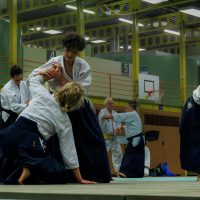 Jubiläums-Lehrgang in Waiblingen mit Junya Nakatsugawa (6. Dan Aikikai Shodoin) – Foto: Stefan Kunick