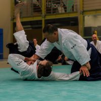Jubiläums-Lehrgang in Waiblingen mit Junya Nakatsugawa (6. Dan Aikikai Shodoin) – Foto: Stefan Kunick