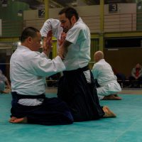 Jubiläums-Lehrgang in Waiblingen mit Junya Nakatsugawa (6. Dan Aikikai Shodoin) – Foto: Stefan Kunick