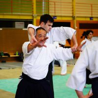 Jubiläums-Lehrgang in Waiblingen mit Junya Nakatsugawa (6. Dan Aikikai Shodoin) – Foto: Nina Kulhavý